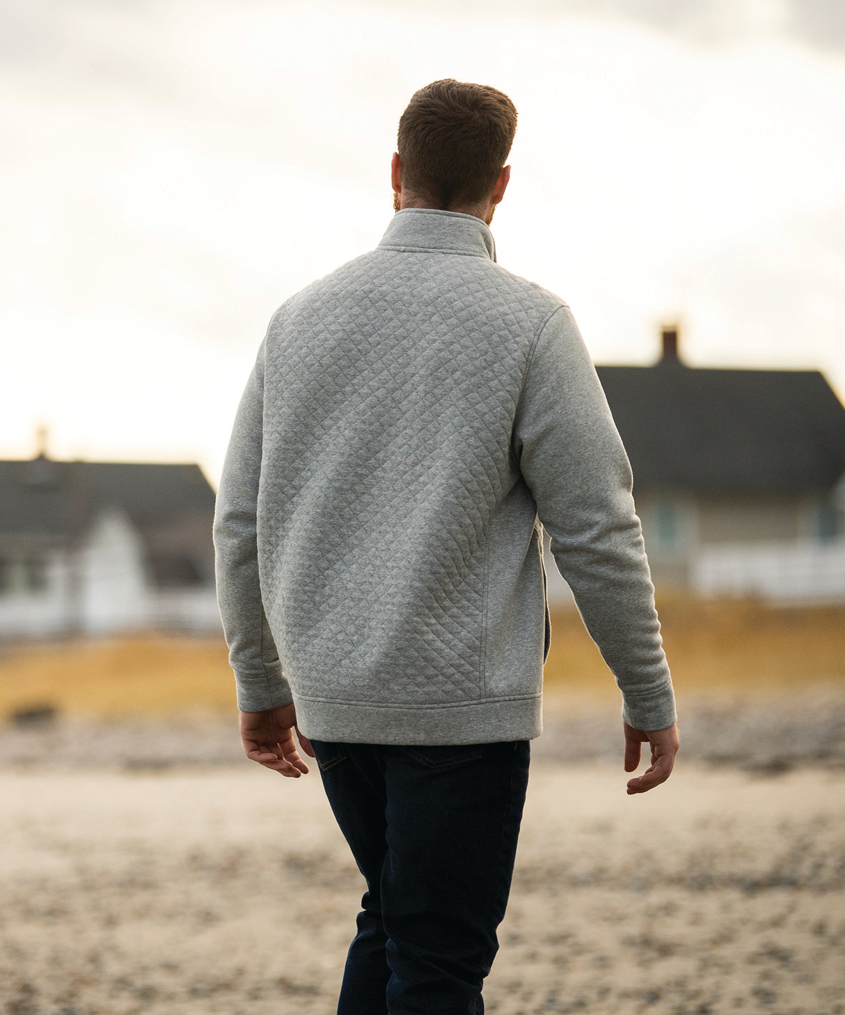 Charles River Men's Franconia Quilted Pullover Mens Apparel Sweatshirts & Fleece