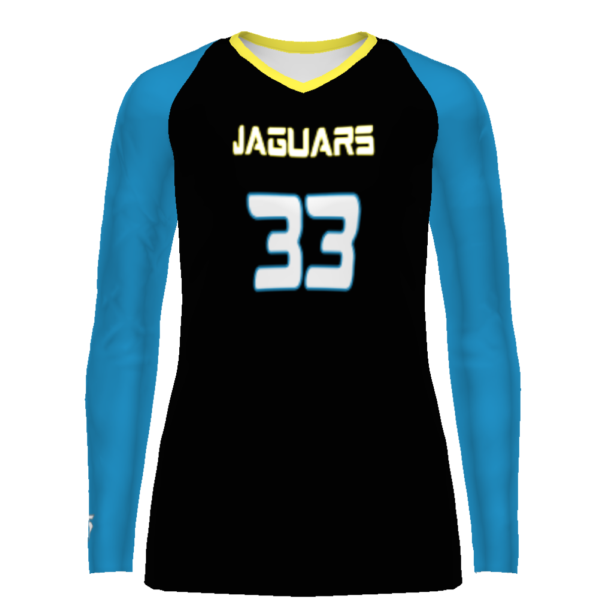 High Five Girls Sublimated Long Sleeve Stretch Volleyball Jersey