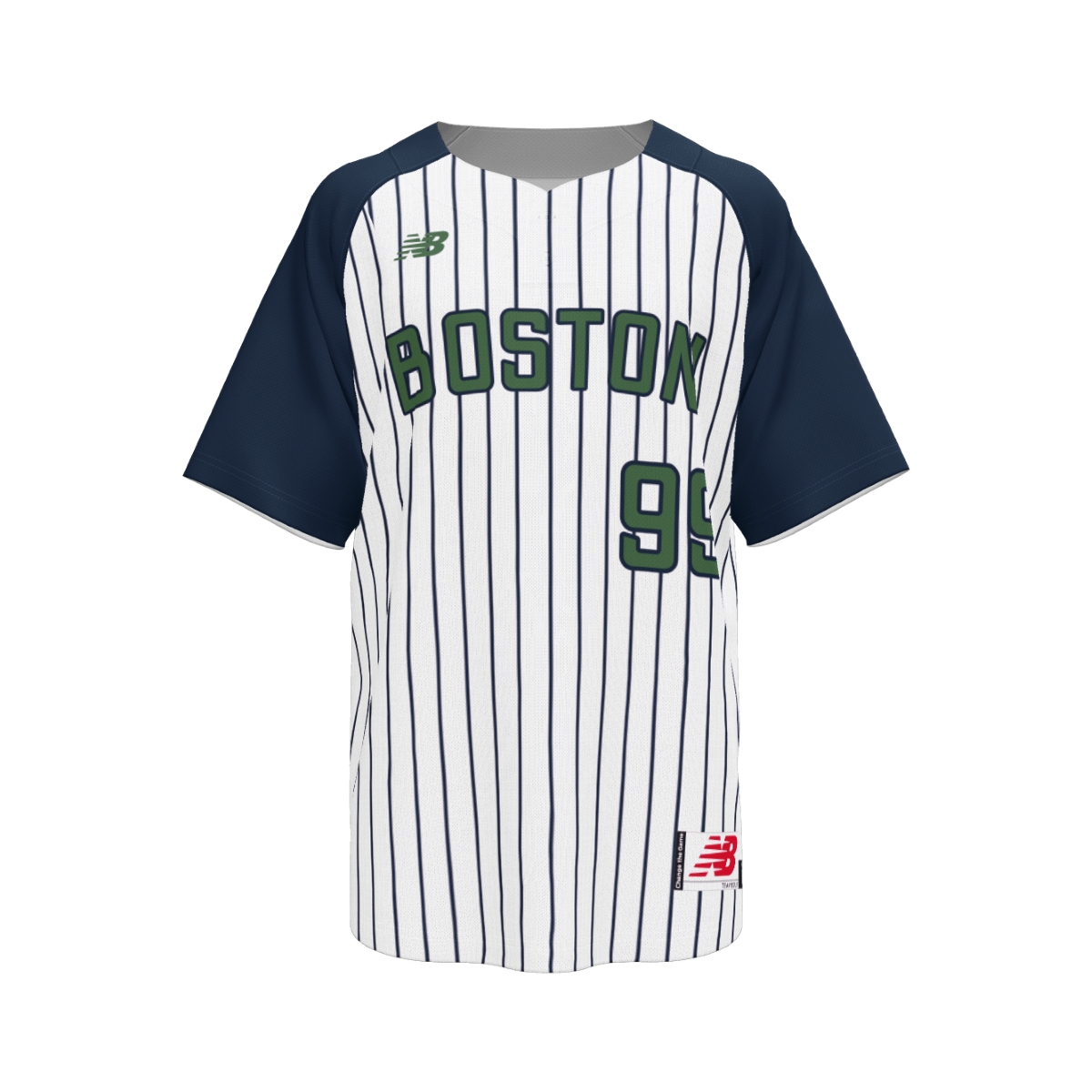 New Balance men's 300 Sublimated 2 Baseball Jersey 2 Button