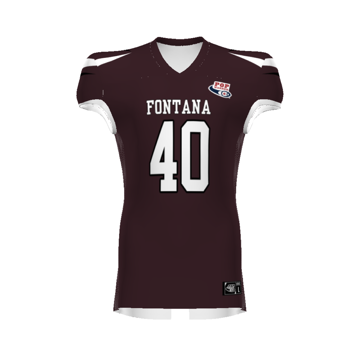 Pop Warner Sublimated Reversible Football Jersey Team Football Jerseys