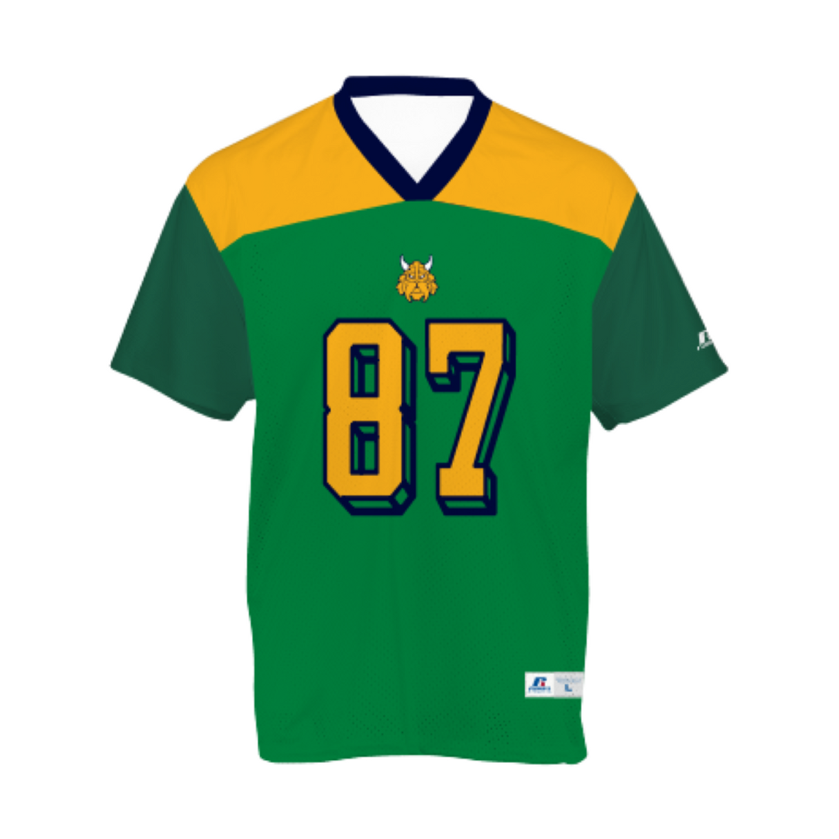 Russell Youth Sublimated Flag Football Jersey Team Football Jerseys