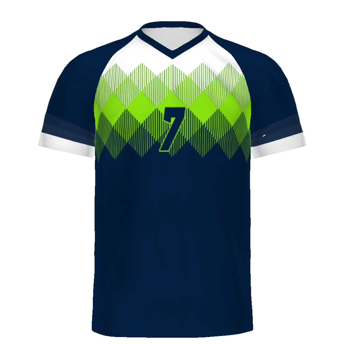 High Five Adult Sublimated Turbo V-Neck Soccer Jersey Team Soccer Jerseys