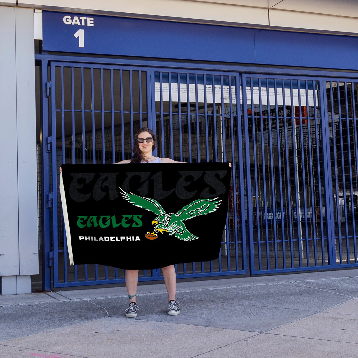 Rico Industries NFL Philadelphia Eagles Retro 3' x 5' Banner Flag-4