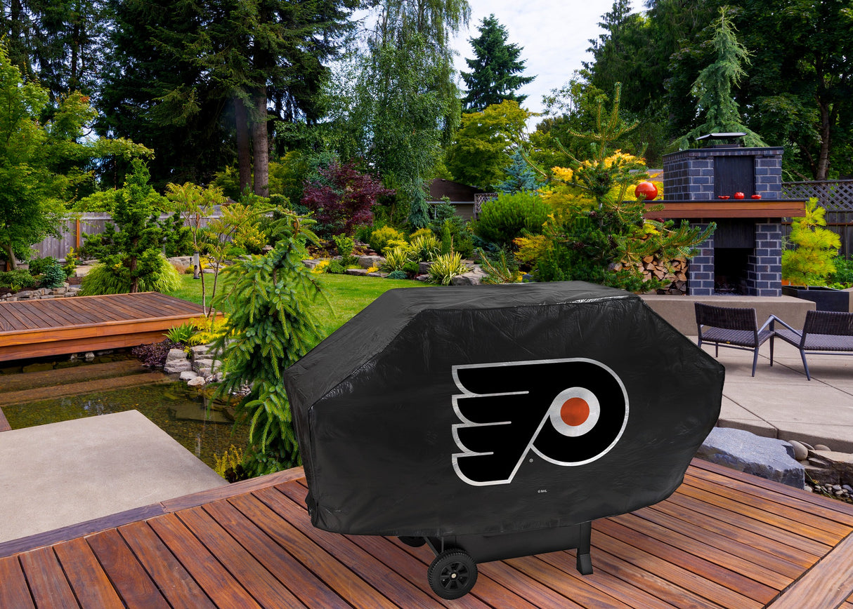 Rico Industries NHL Philadelphia Flyers Black Deluxe Grill Cover-1