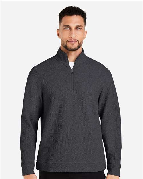 North End Men's Spirit Textured Quarter-Zip Pullover-3
