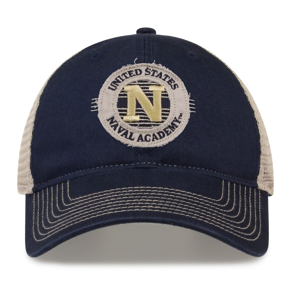 The Game Headwear Navy Circle Design Hat