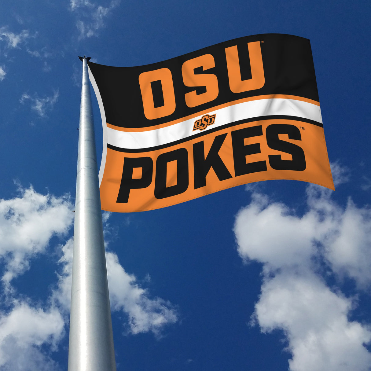 Rico Industries NCAA Oklahoma State Cowboys Bold 3' x 5' Banner Flag-2