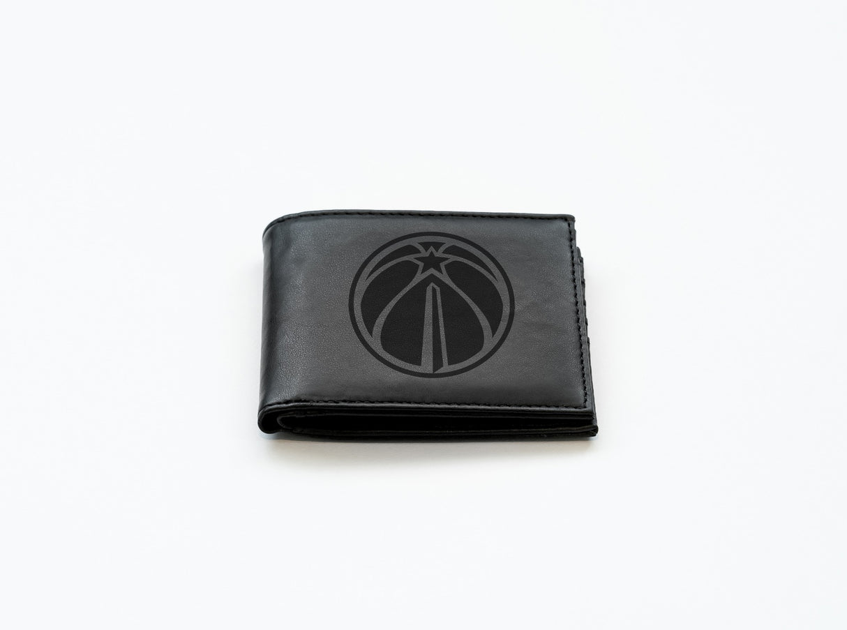 Rico Industries NBA Washington Wizards Laser Engraved Billfold Wallet-2