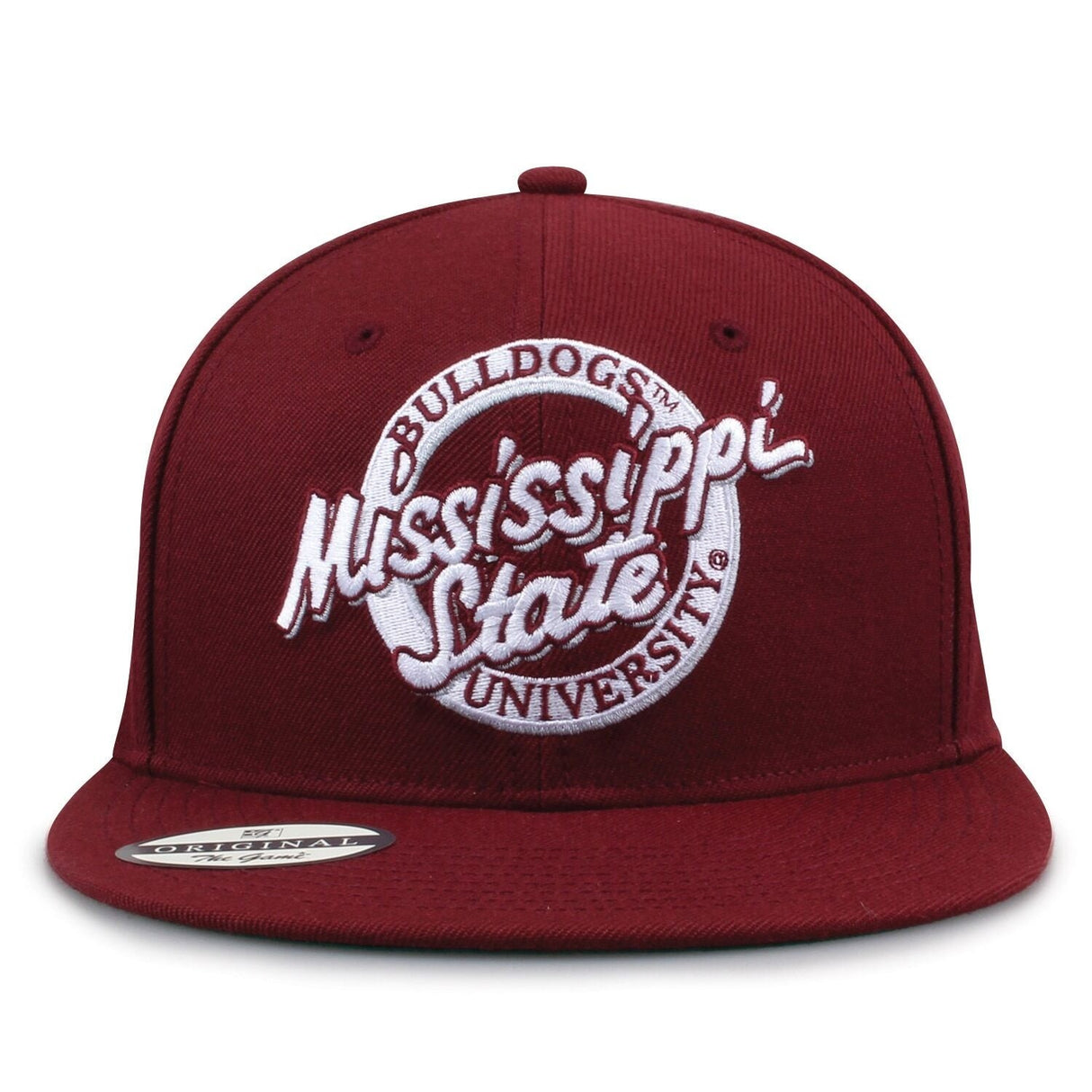 The Game Headwear Mississippi State Oversized Circle Snapback Collection Hat