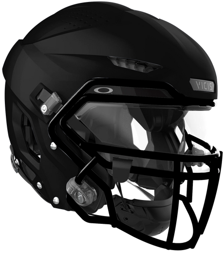 Vicis Adult Zero2 Elite Trench Football Helmet with Titanium Facemask & Oakley Eyeshield Vicis