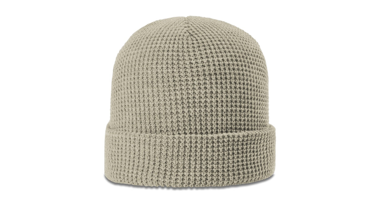 Richardson Waffle Knit Beanie with Cuff Unisex Accessories Hats & Caps