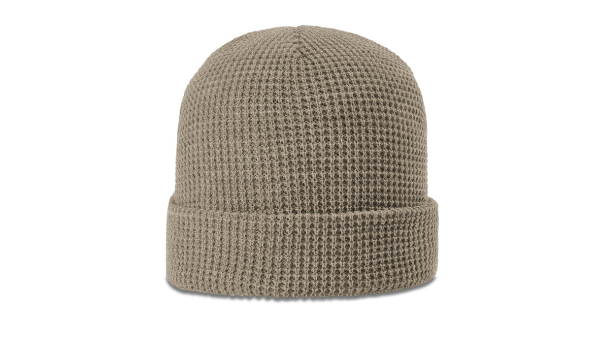 Richardson Waffle Knit Beanie with Cuff Unisex Accessories Hats & Caps