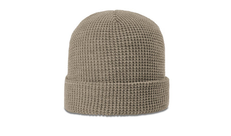 Richardson Waffle Knit Beanie with Cuff Unisex Accessories Hats & Caps