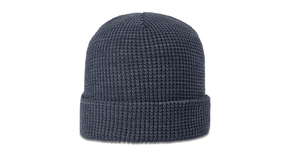 Richardson Waffle Knit Beanie with Cuff Unisex Accessories Hats & Caps