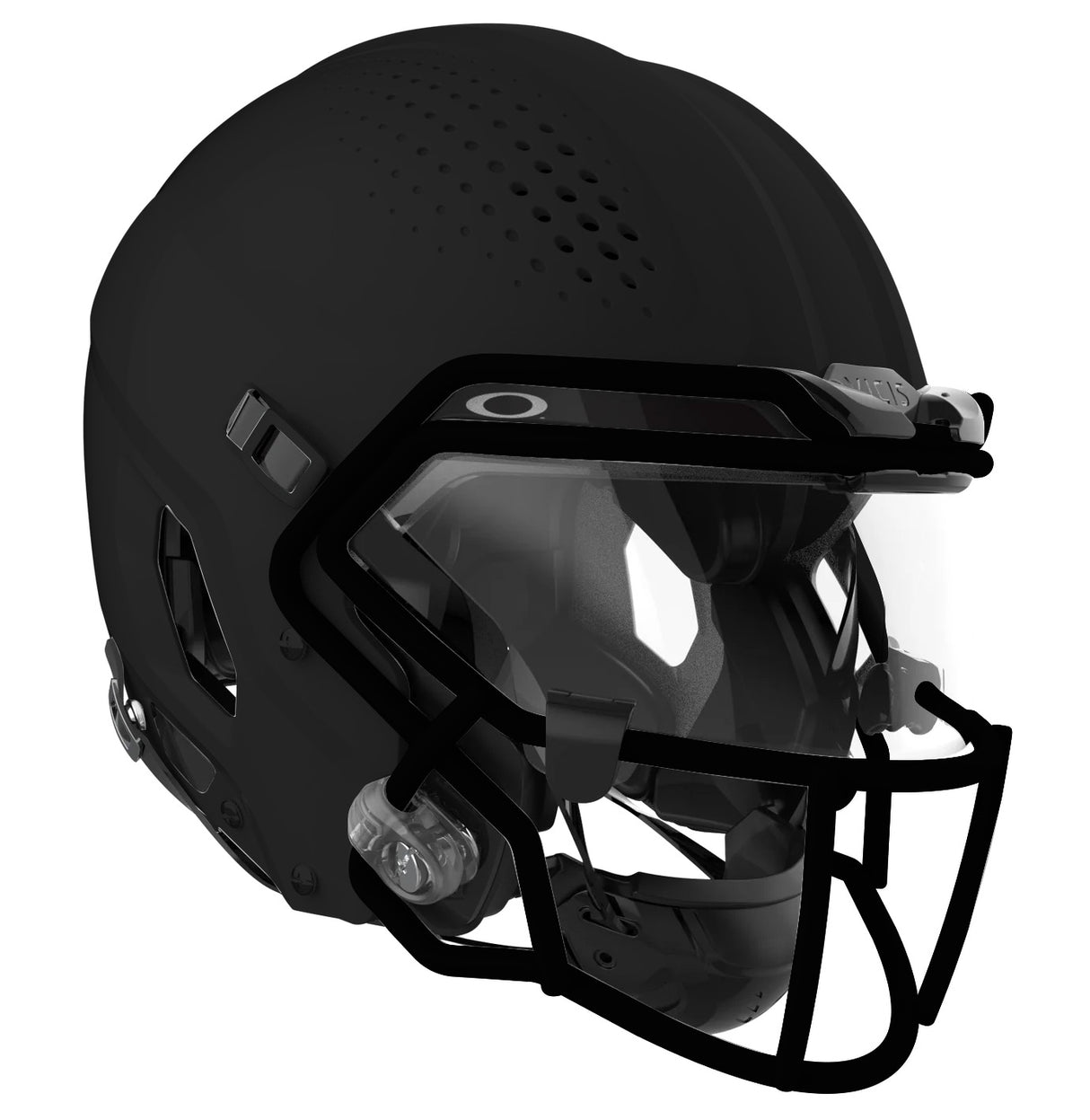 Vicis Adult Zero2 QB Elite Football Helmet with Titanium Facemask & Oakley Eyeshield Football Helmets Adult