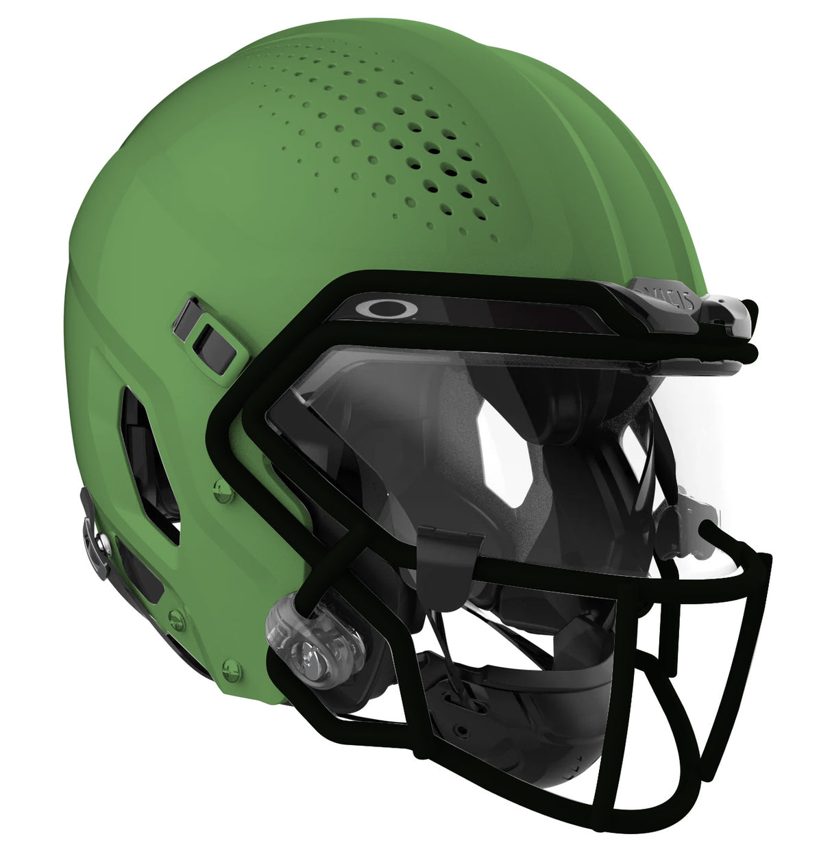Vicis Adult Zero2 QB Elite Football Helmet with Titanium Facemask & Oakley Eyeshield Football Helmets Adult
