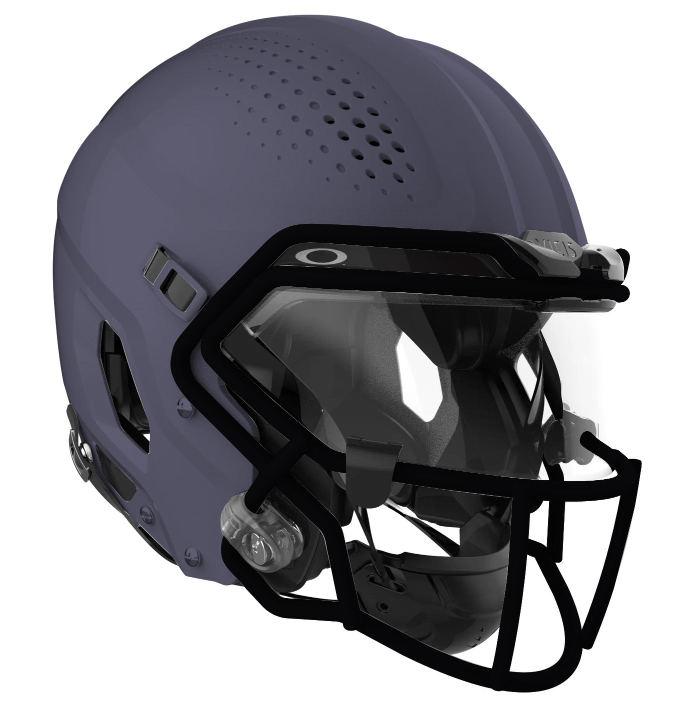 Vicis Adult Zero2 QB Elite Football Helmet with Titanium Facemask & Oakley Eyeshield Football Helmets Adult