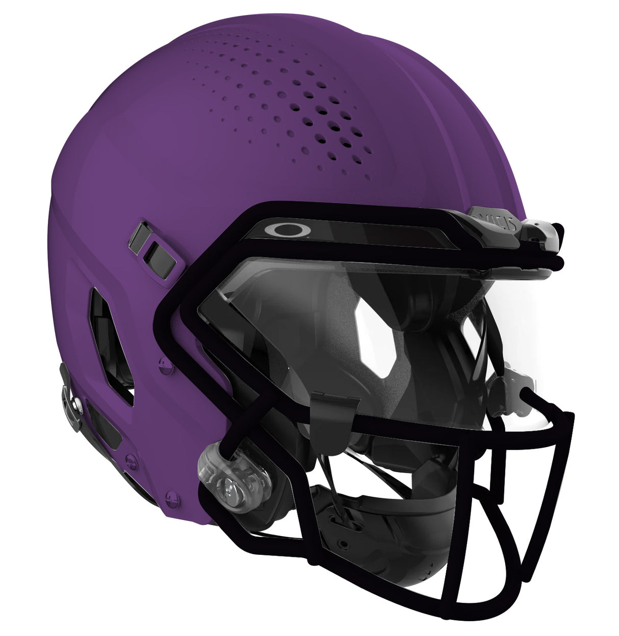 Vicis Adult Zero2 QB Elite Football Helmet with Titanium Facemask & Oakley Eyeshield Football Helmets Adult