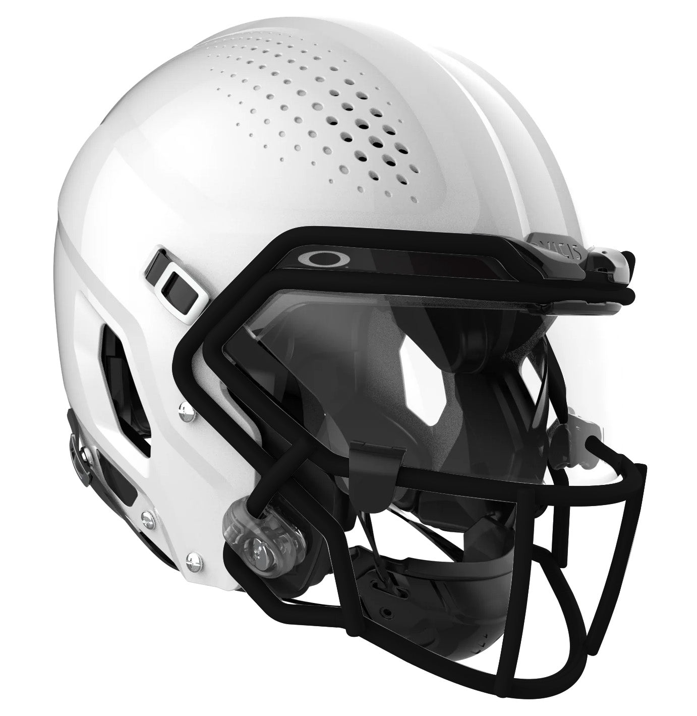 Vicis Adult Zero2 QB Elite Football Helmet with Titanium Facemask & Oakley Eyeshield Football Helmets Adult