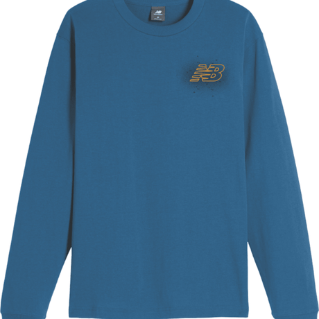 New Balance Men's Spray Paint Long Sleeve Mens Apparel Shirts & Tops