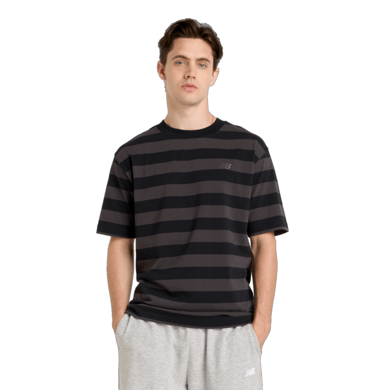 New Balance Men's Athletics Cotton Thick Stripe T-Shirt Mens Apparel Shirts & Tops