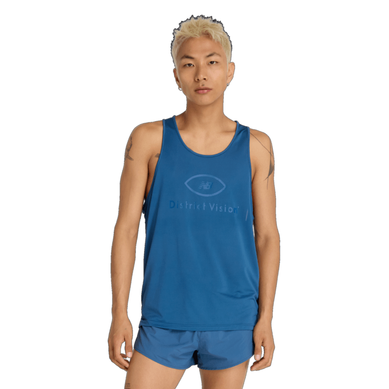 New Balance Men's District Vision x Singlet Mens Apparel Shirts & Tops