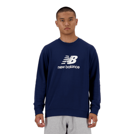 New Balance Men's Sport Essentials French Terry Logo Crew Mens Apparel Sweatshirts & Fleece