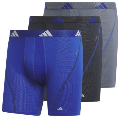 adidas Men's Performance Mesh 3-Pack Boxer Brief Mens Apparel Underwear