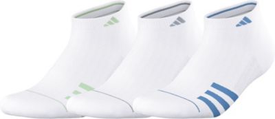 adidas Men's Superlite Stripe 3 3-Pack Low Cut Socks Unisex Accessories Socks