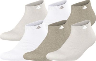 adidas Women's Athletic Cushioned Low Cut Socks 6 Pairs Unisex Accessories Socks