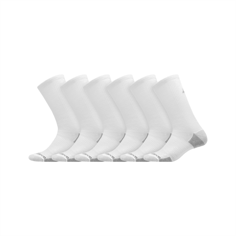 New Balance Cushioned Crew Socks 6 Pack Unisex Accessories Socks