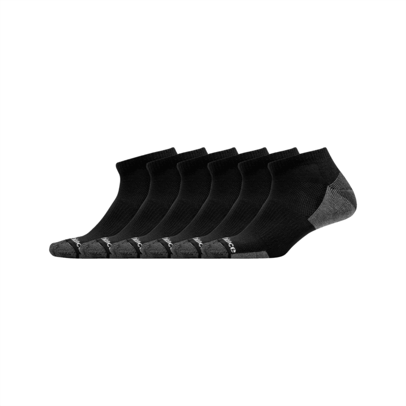 New Balance Cushioned Low Cut Socks 6 Pack Unisex Accessories Socks