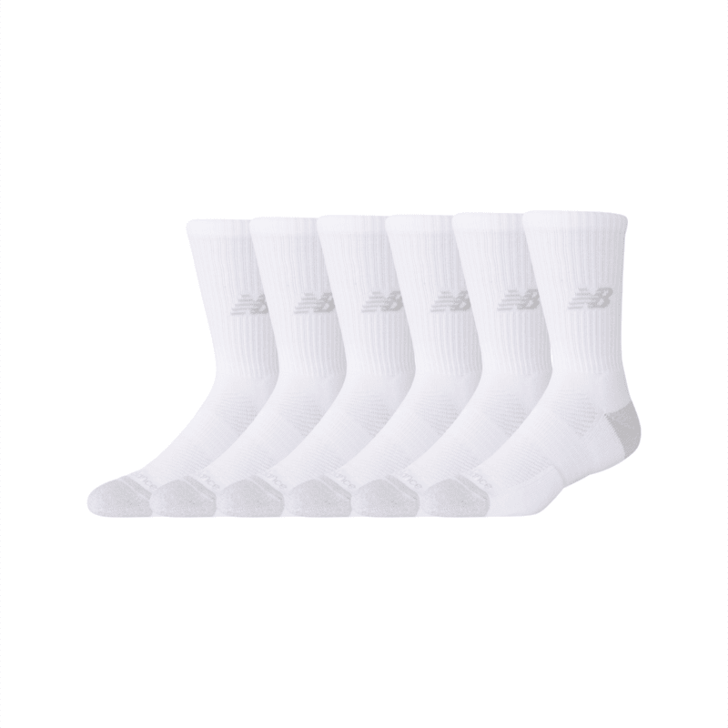 New Balance Active Crew Socks 6 Pack Unisex Accessories Socks