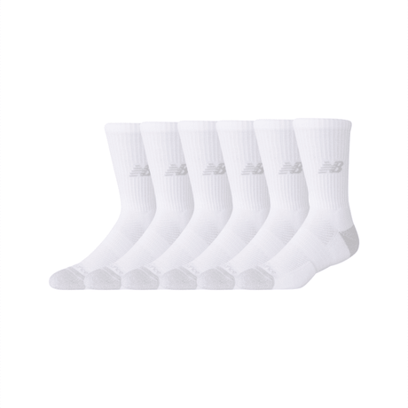 New Balance Active Crew Socks 6 Pack Unisex Accessories Socks