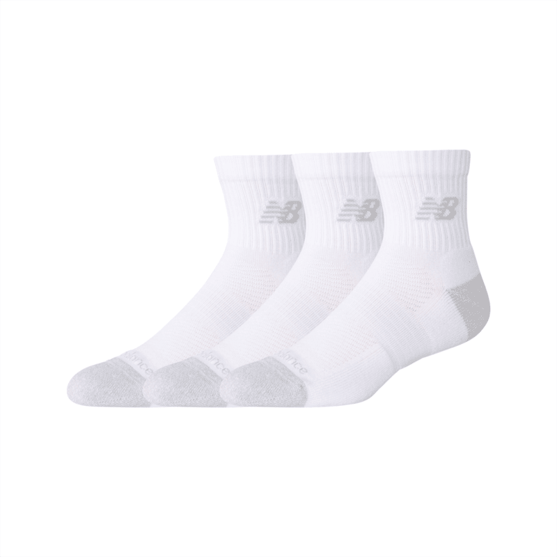 New Balance Active Quarter Socks 3 Pack Unisex Accessories Socks