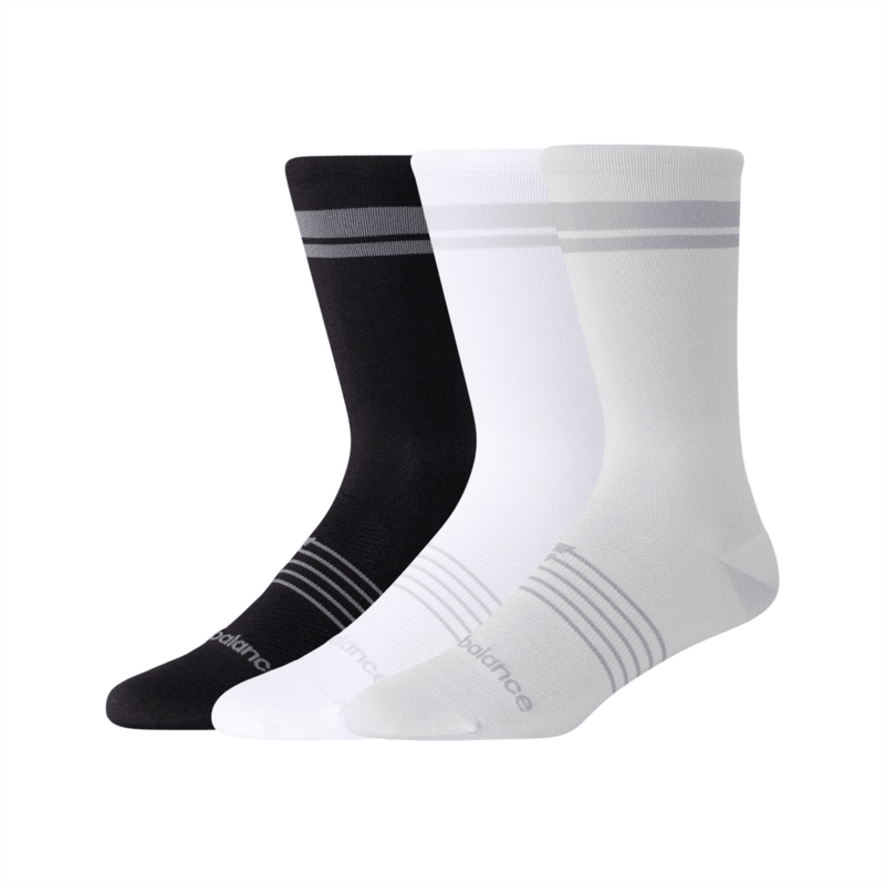 New Balance Pro Run Crew Socks 3 Pack Unisex Accessories Socks