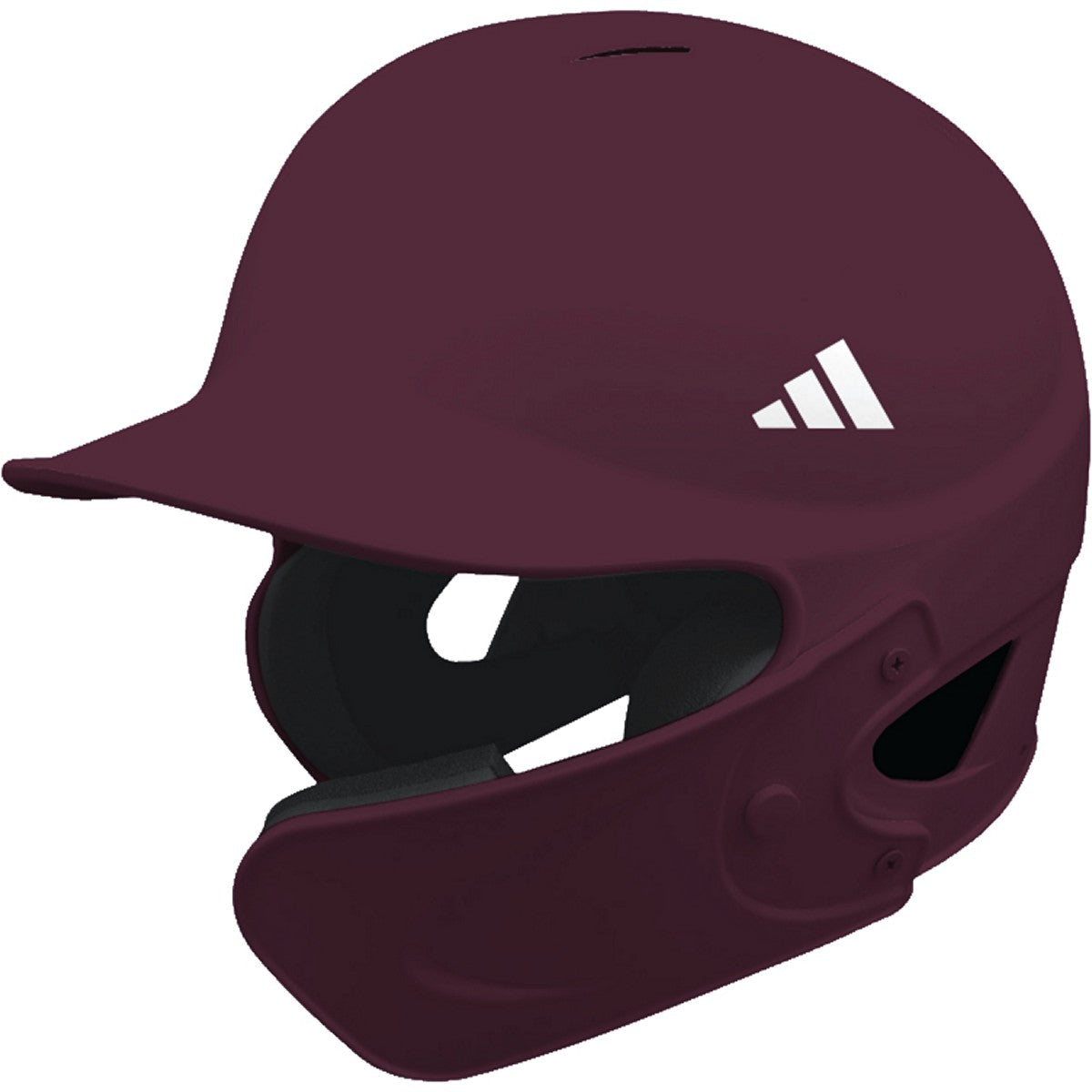 adidas Maroon Batting Helmet With C-Flap Baseball Batting Helmets All