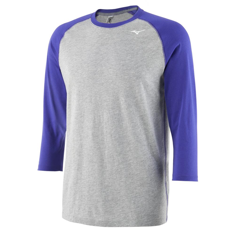 Mizuno Youth 3/4 Practice Tee Baseball Jerseys Youth