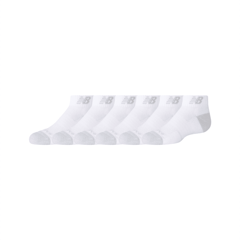New Balance Youth Active Low Cut Socks 6 Pack Unisex Accessories Socks
