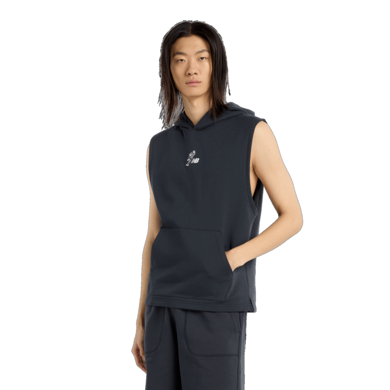 New Balance Men's Shohei Signature Sleeveless Hoodie Mens Apparel Sweatshirts & Fleece