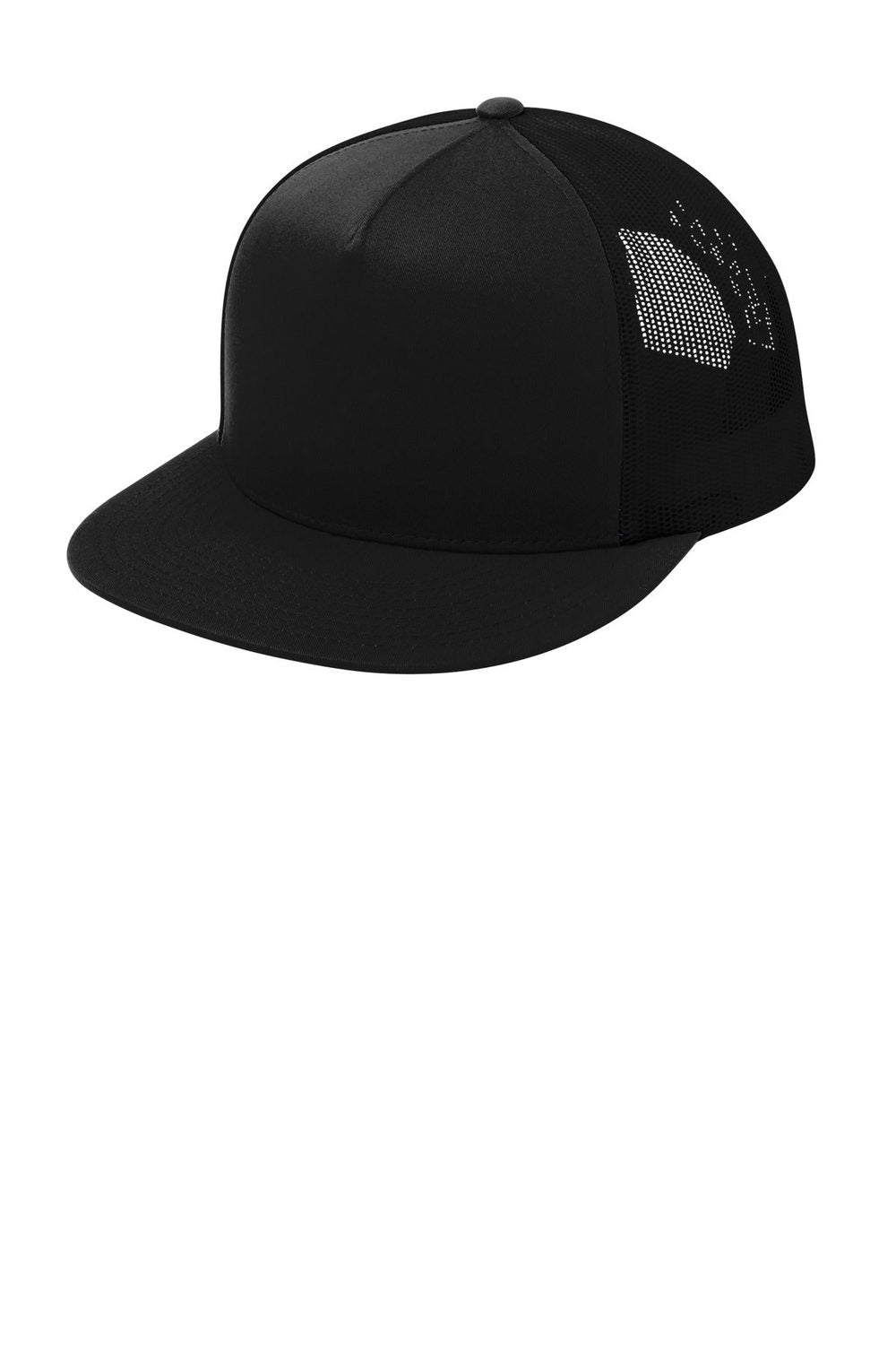 Sport-Tek Yupoong 5-Panel Classic Trucker Mesh Back Cap Unisex Accessories Hats & Caps