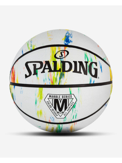 Spalding Marble Series Multi-Color Outdoor Basketball Basketball Basketballs All