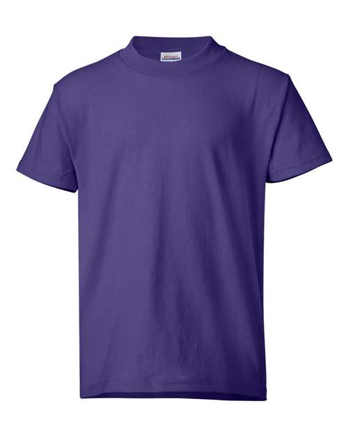 Hanes Youth EcoSmart 50/50 Cotton/Poly T-Shirt Youth Apparel Shirts & Tops
