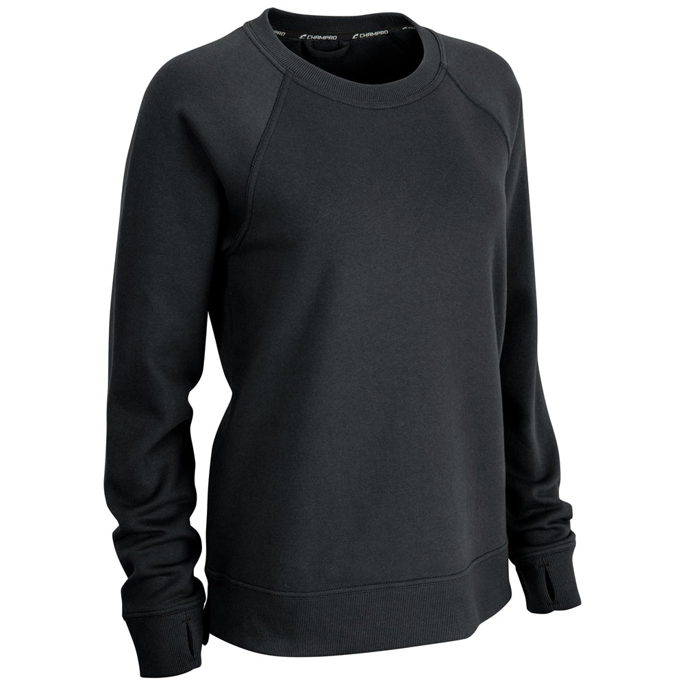 Champro Victory Fleece Women's Split Hem Crew Womens Apparel Sweatshirts & Fleece