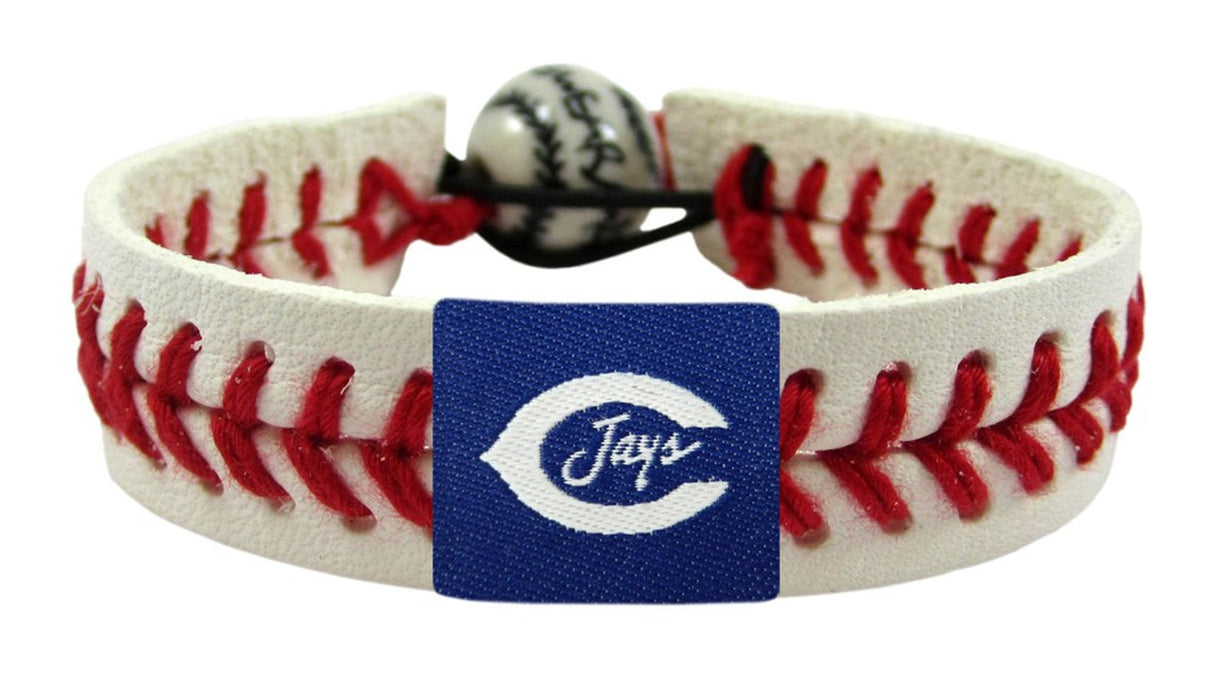 Gamewear Creighton Bluejays Classic Baseball Bracelet Fan Gear NCAA Creighton Bluejays