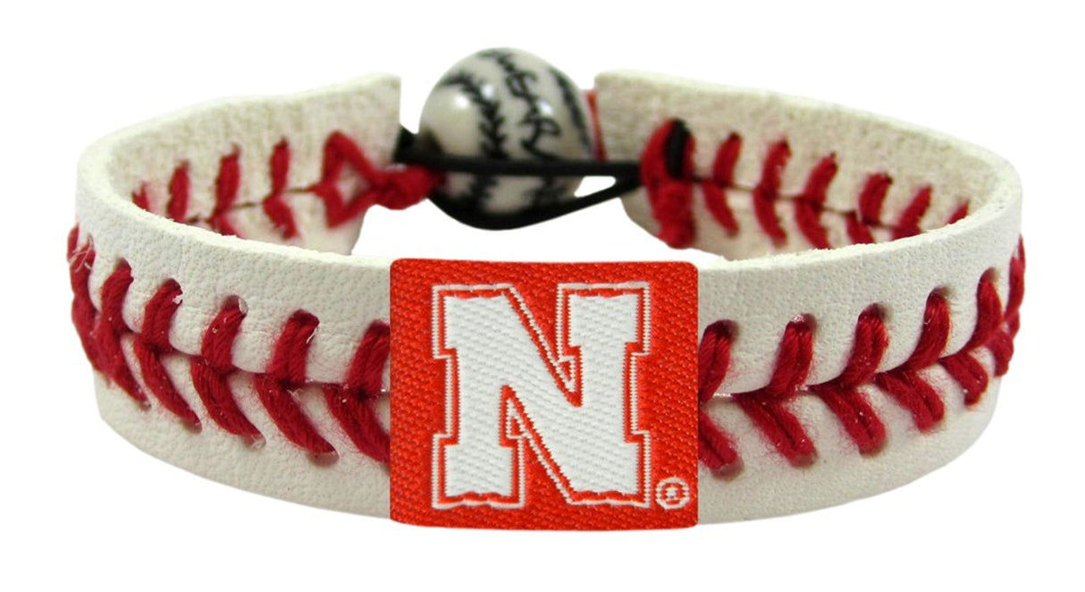 Gamewear Nebraska Cornhuskers Classic Baseball Bracelet Fan Gear NCAA Nebraska Cornhuskers
