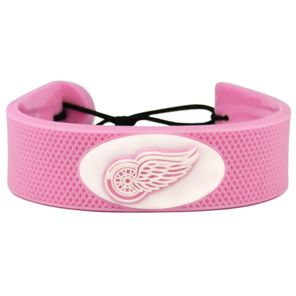 Gamewear Detroit Red Wings Pink Hockey Bracelet Fan Gear NHL