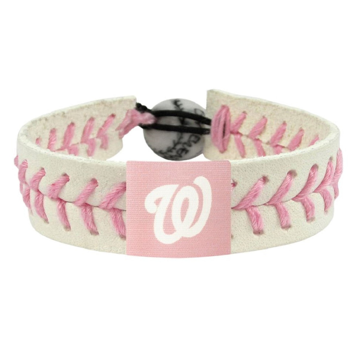 Gamewear Washington Nationals Pink Alternate Baseball Bracelet Fan Gear MLB Washington Nationals