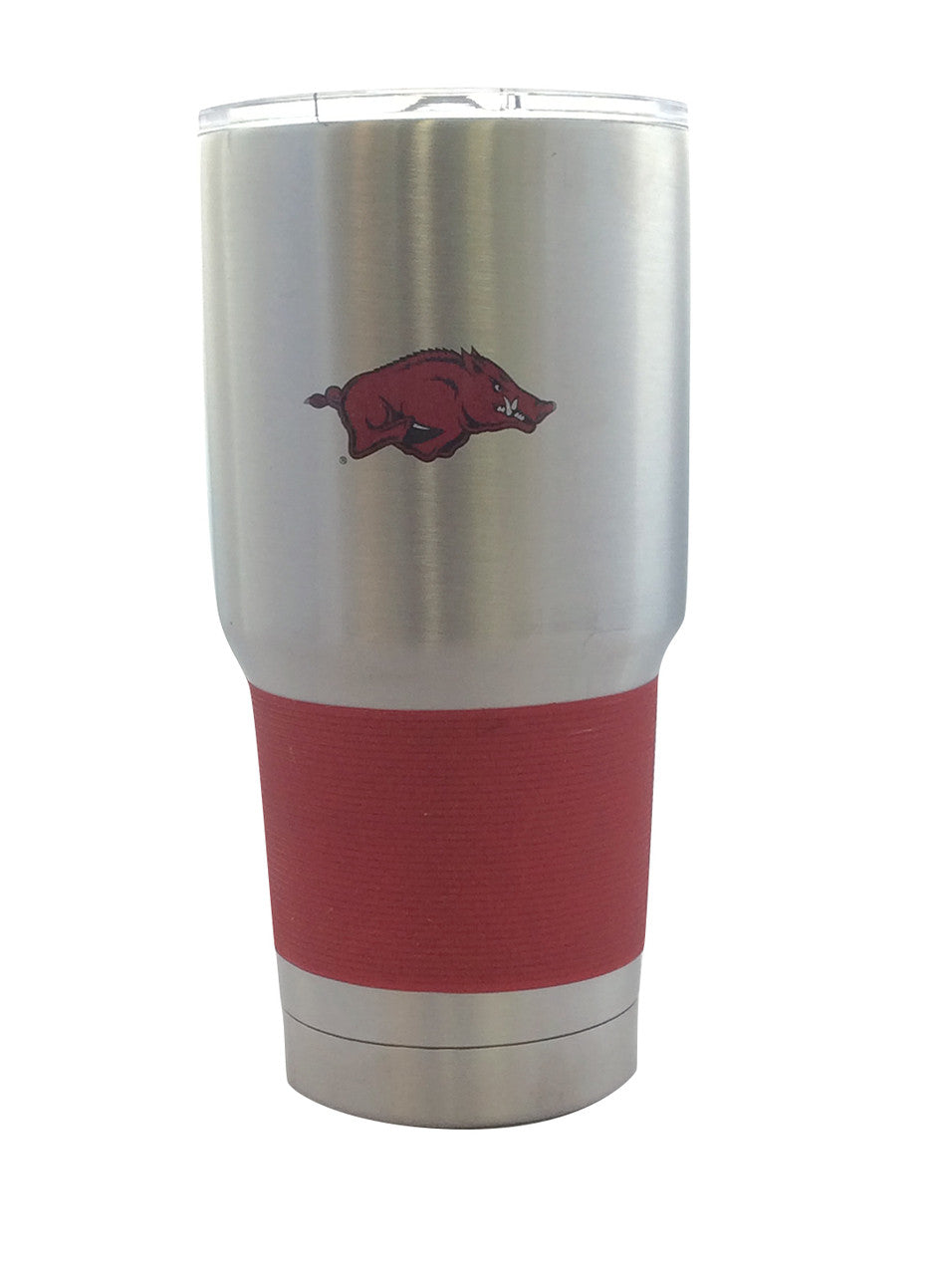 BOELTER Arkansas Razorbacks Silver 30oz Ultra Travel Tumbler Fan Gear NCAA Arkansas Razorbacks