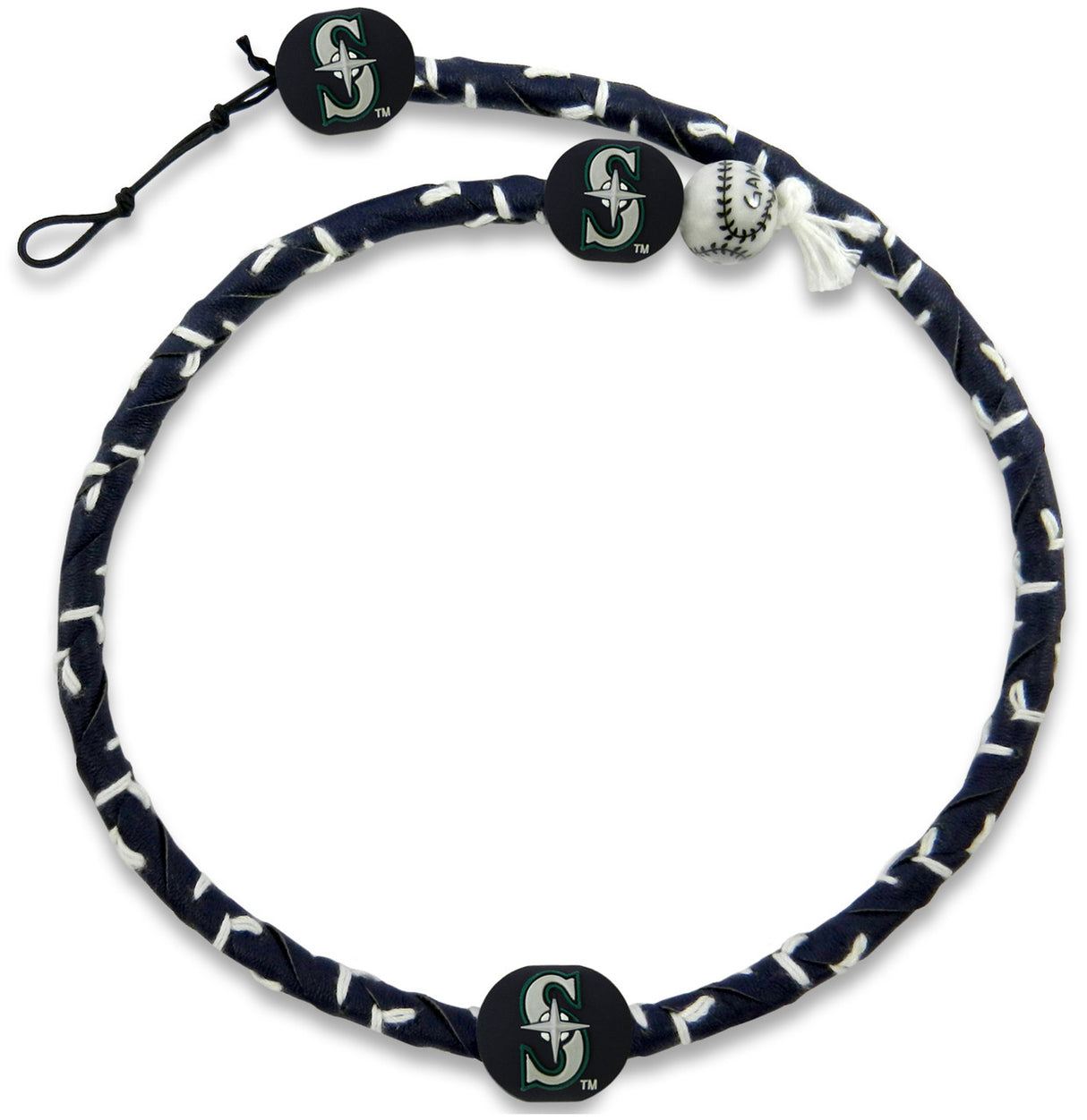 Gamewear Seattle Mariners Frozen Rope Team Color Baseball Necklace Fan Gear MLB Seattle Mariners